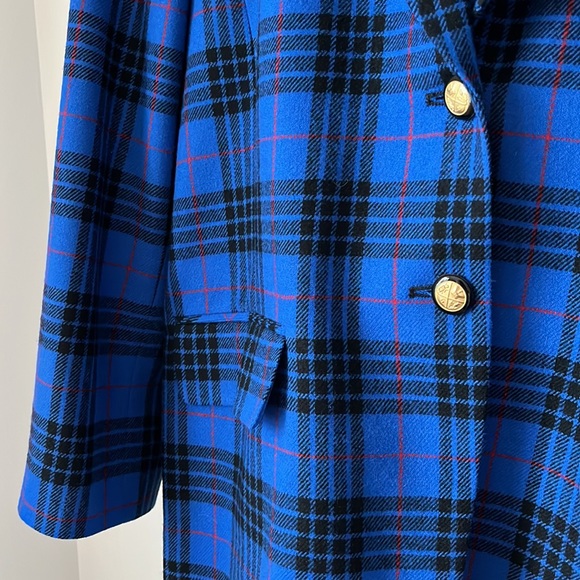 Vintage 70s Pendleton Wool Plaid Blazer - Picture 8 of 9